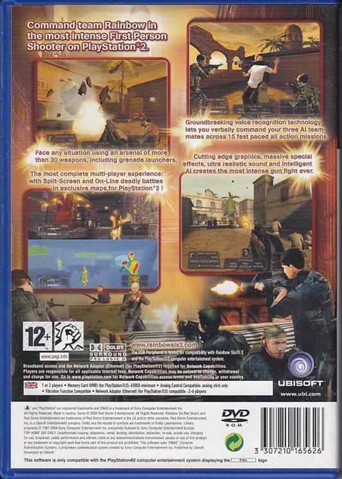 Tom Clancys Rainbow six 3 - PS2 (B Grade) (Genbrug)